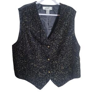 Black and Gold Women's Vest